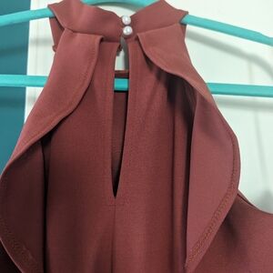 MATERNITY-Pink Blush Maternity, Cold Shoulder dress. XL